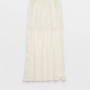 Aerie Vintage Lace Midi Skirt
